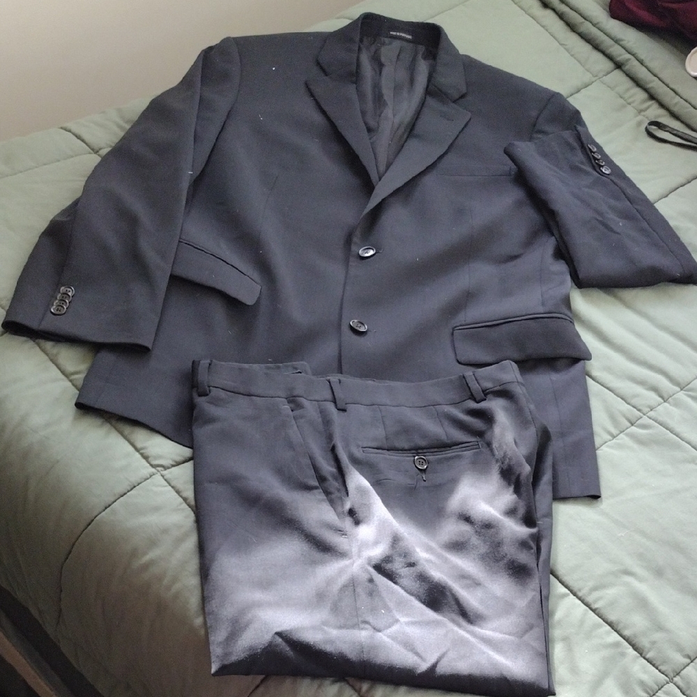 John Varvatos Black Suit Classic Formalwear